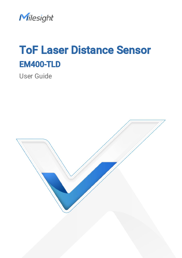 First page of User Guide Milesight EM400-TLD (PDF)