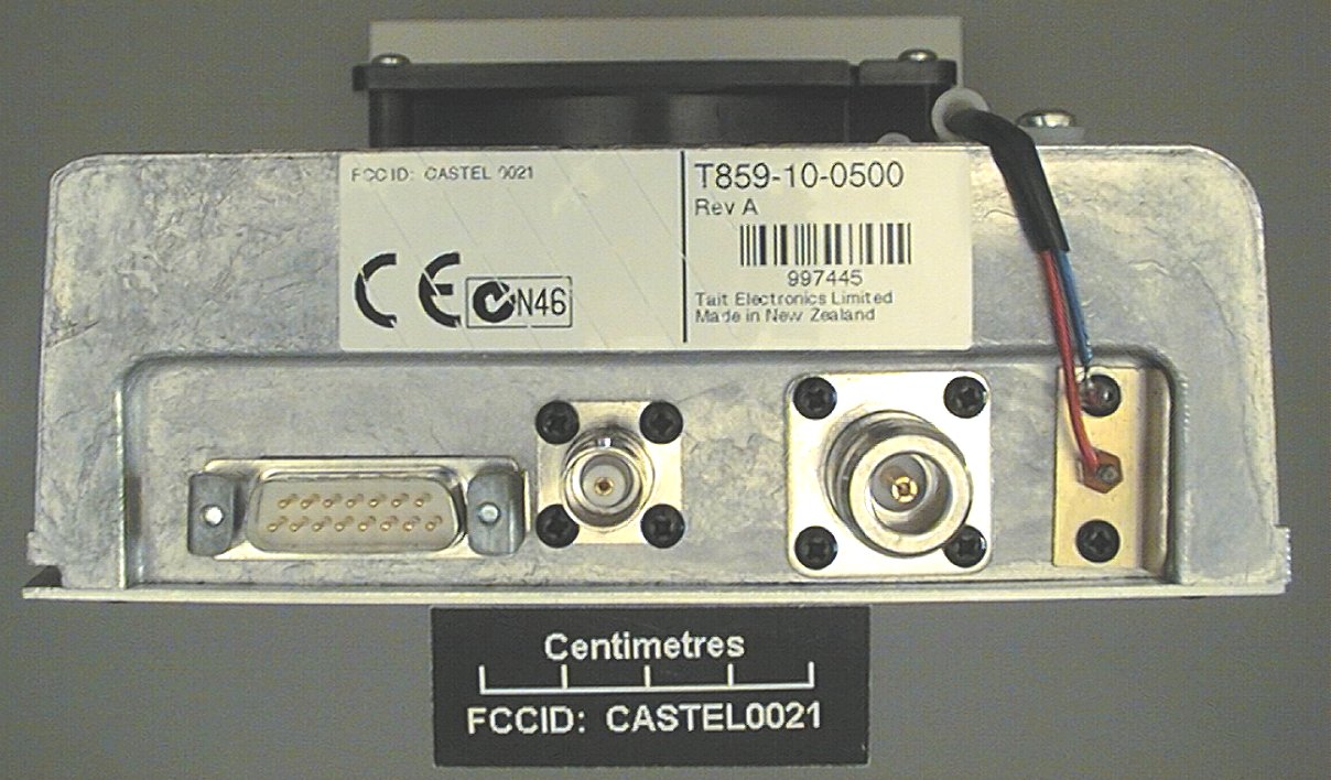 PA Rear View Label
