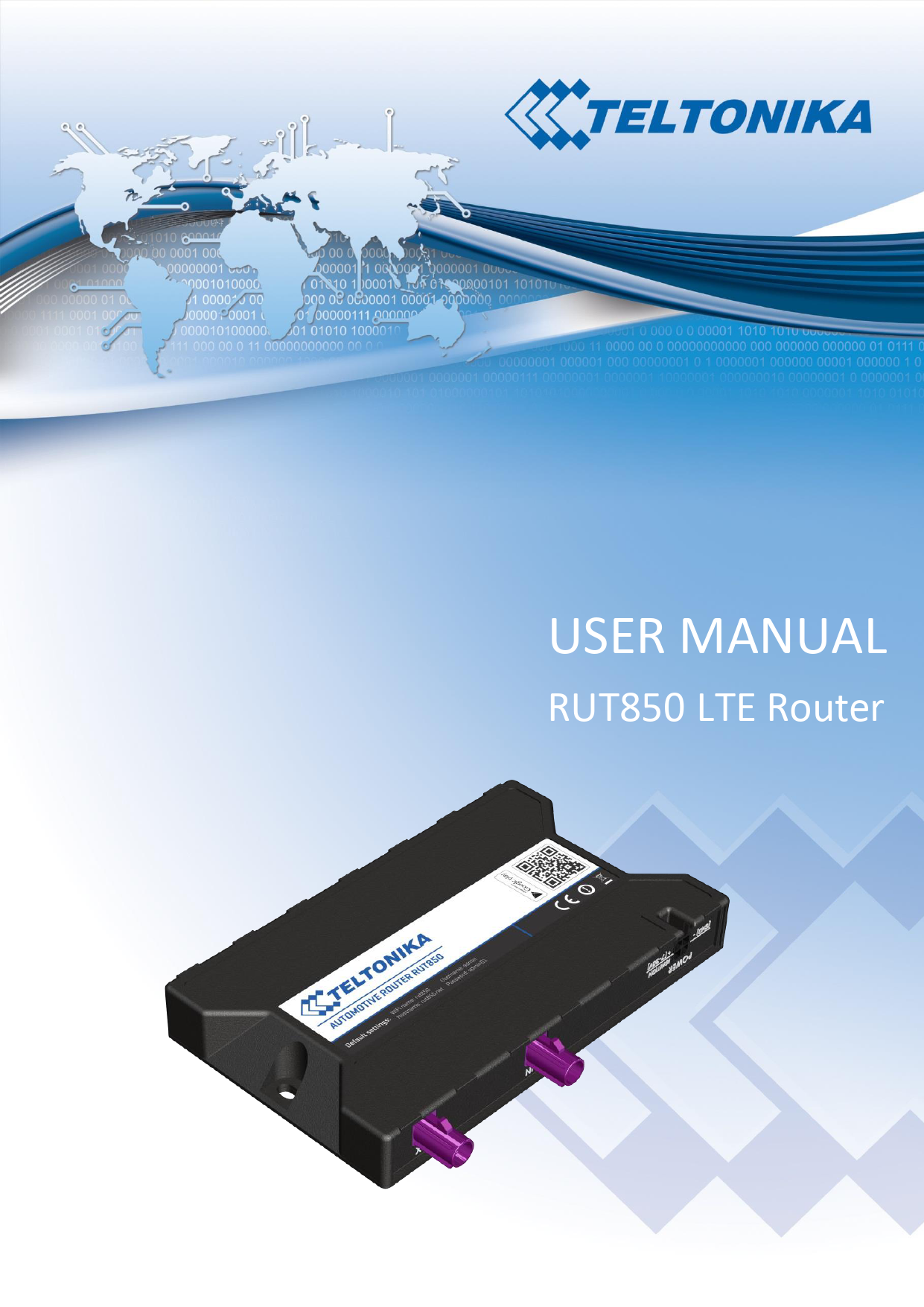 First page of USER <b>MANUAL</b> - Textalk