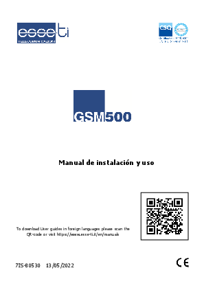First page of ES - Manual de instalación y uso