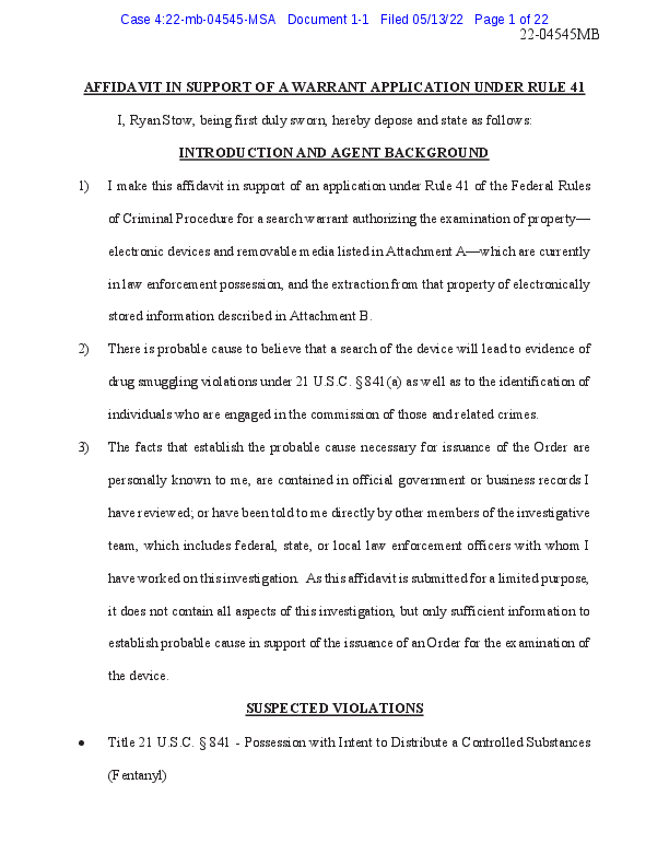 First page of 22-04545MB