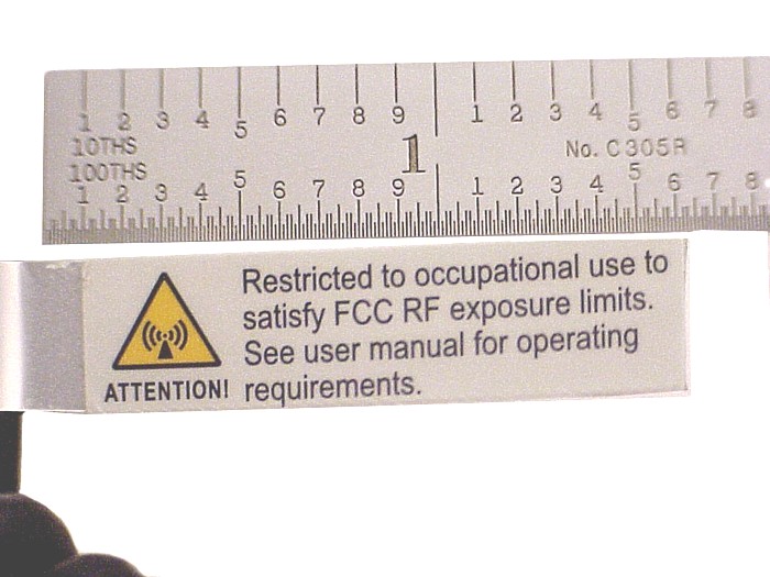 RF Label Sample