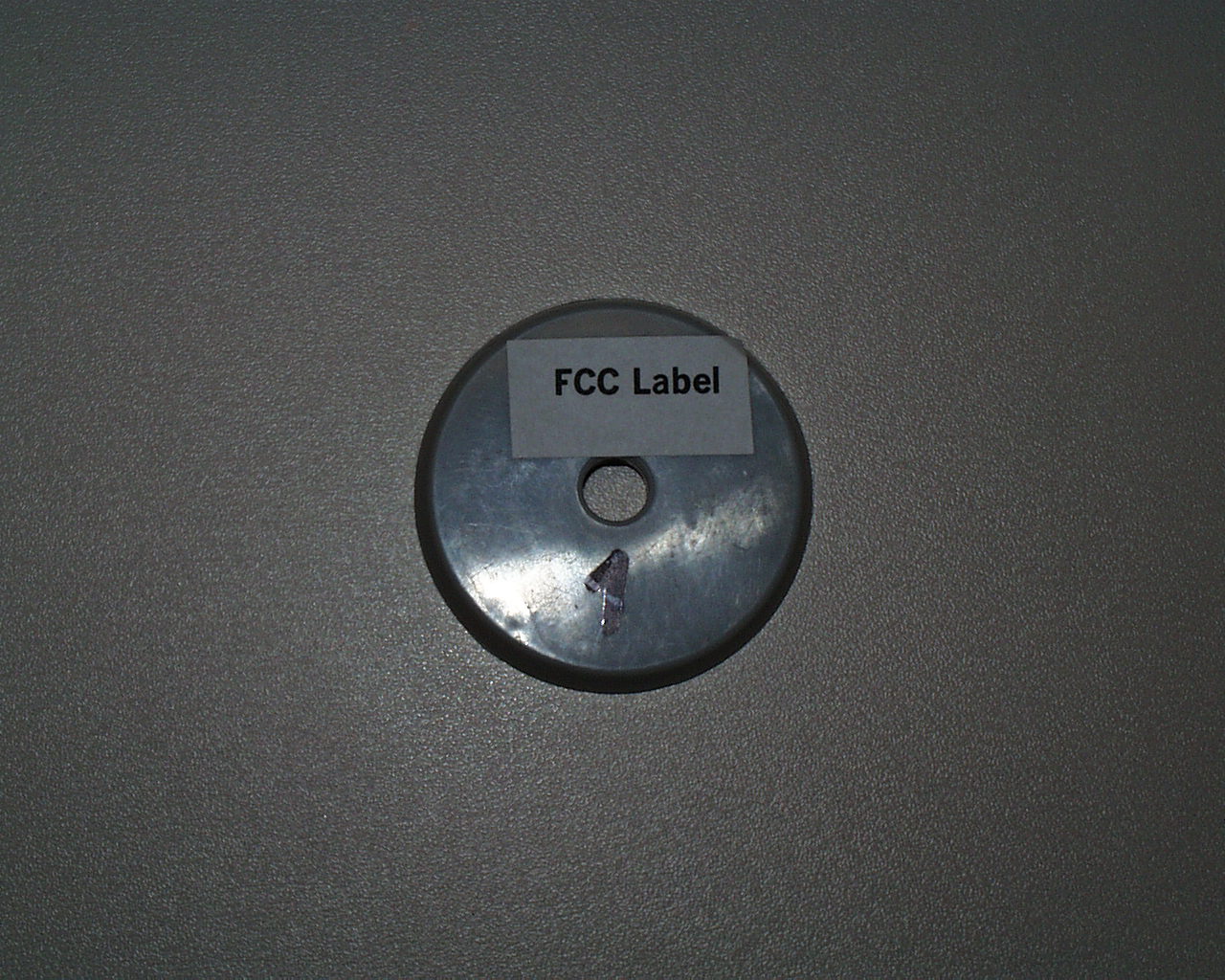 Photo of Label Location
