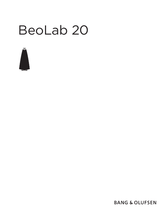 First page of PDF BeoLab 20