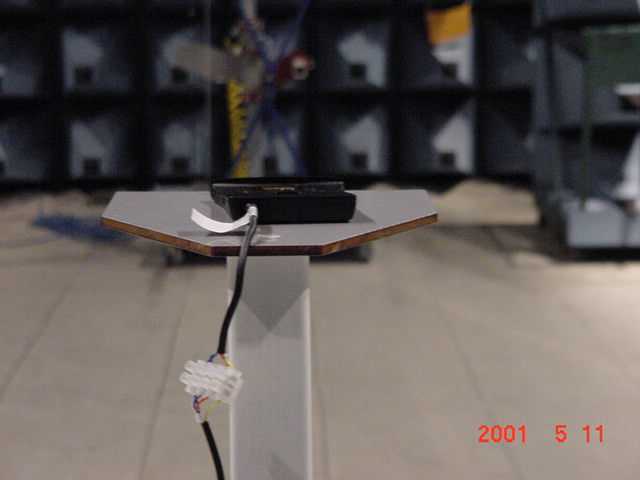 Radiated setup toward antenna