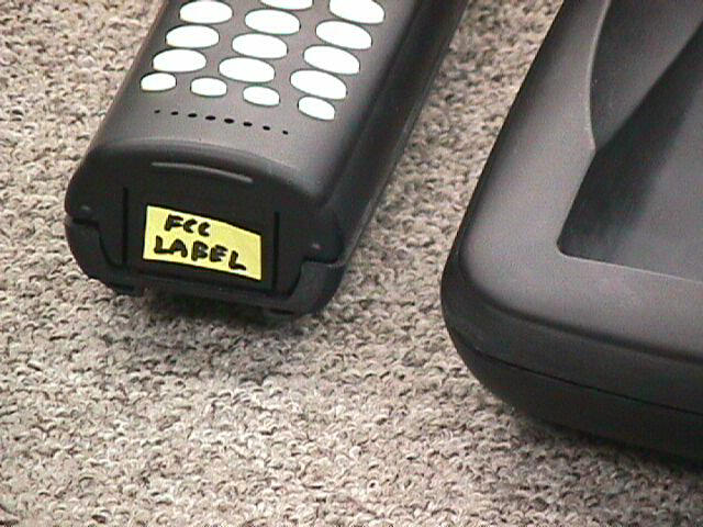 Handset Label Placement