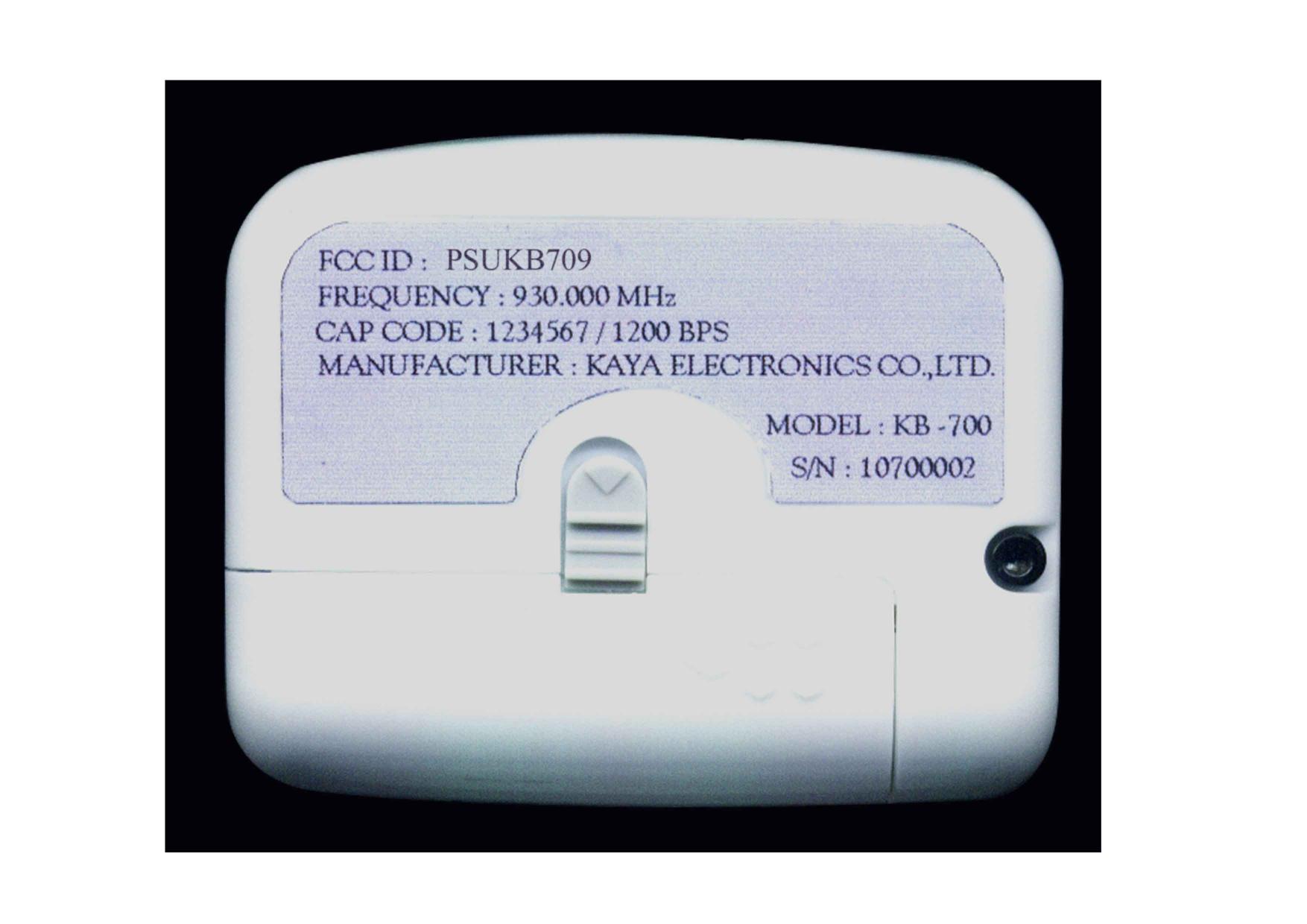 FCC ID label format and location