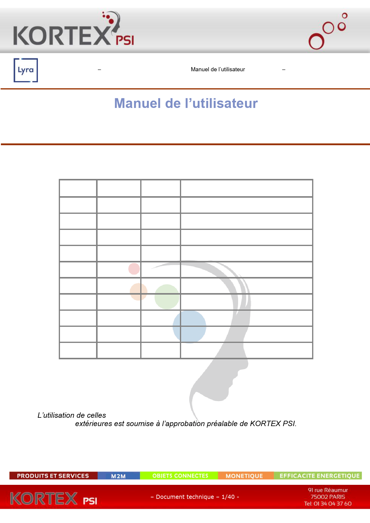 First page of [PDF] Manuel de l'utilisateur Configurateur & Boîtiers LM4G INDUS