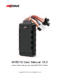 First page of MV501G User Guide