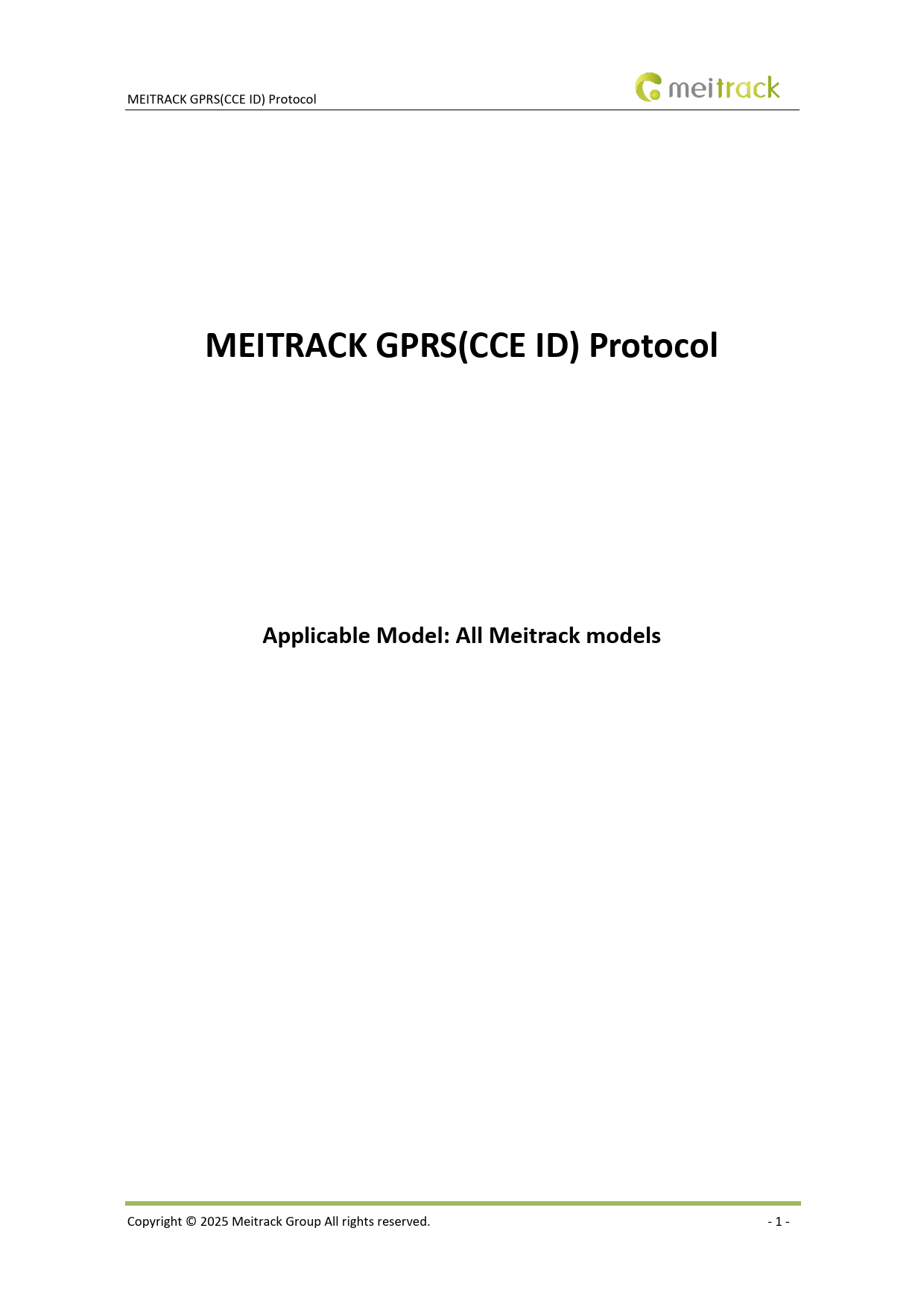 First page of CD for MD500S – meitrack