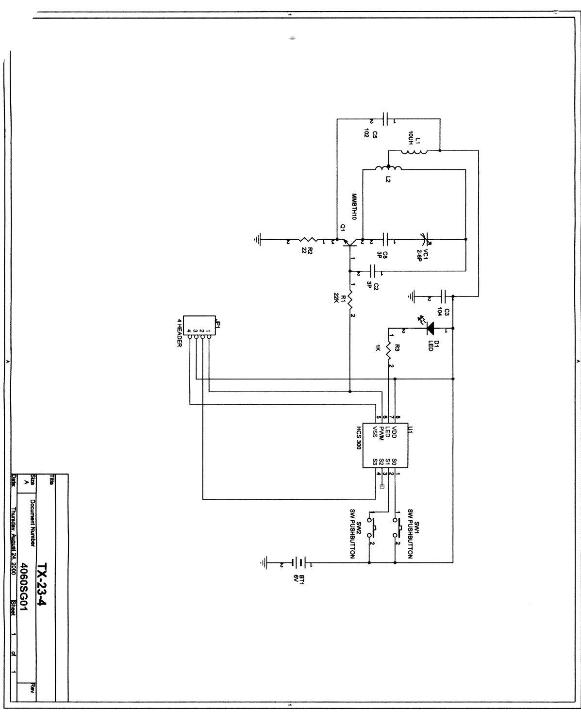 SCHEMATIC DIAGRAM