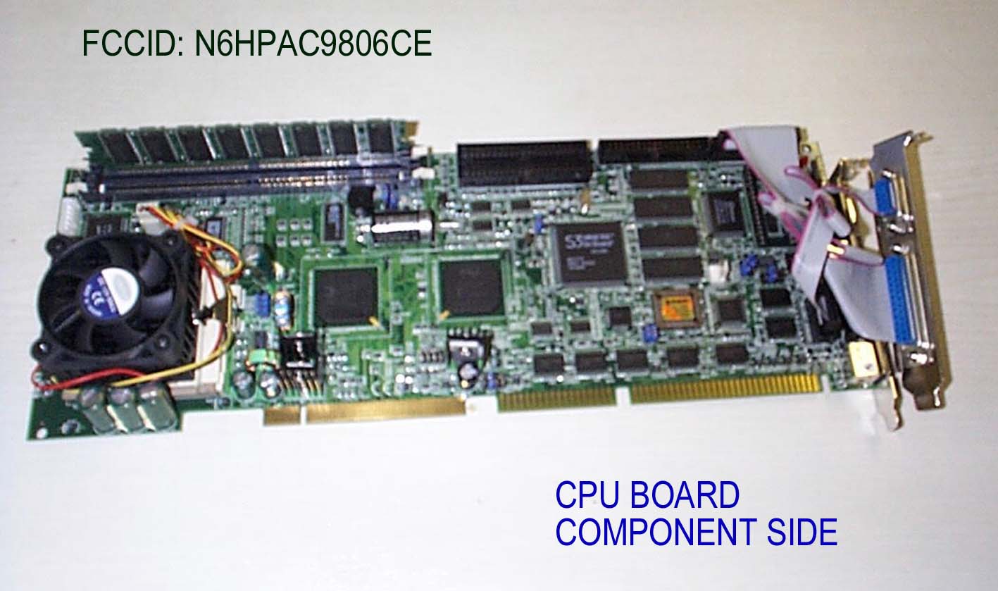 Motherboard components side