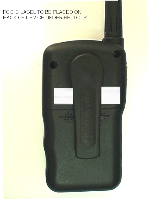 FCC ID Label location
