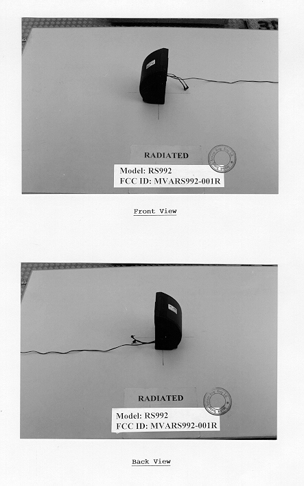 Radiated emission configuration