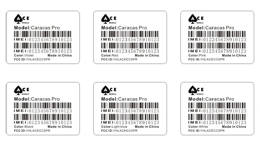 FCC ID Label