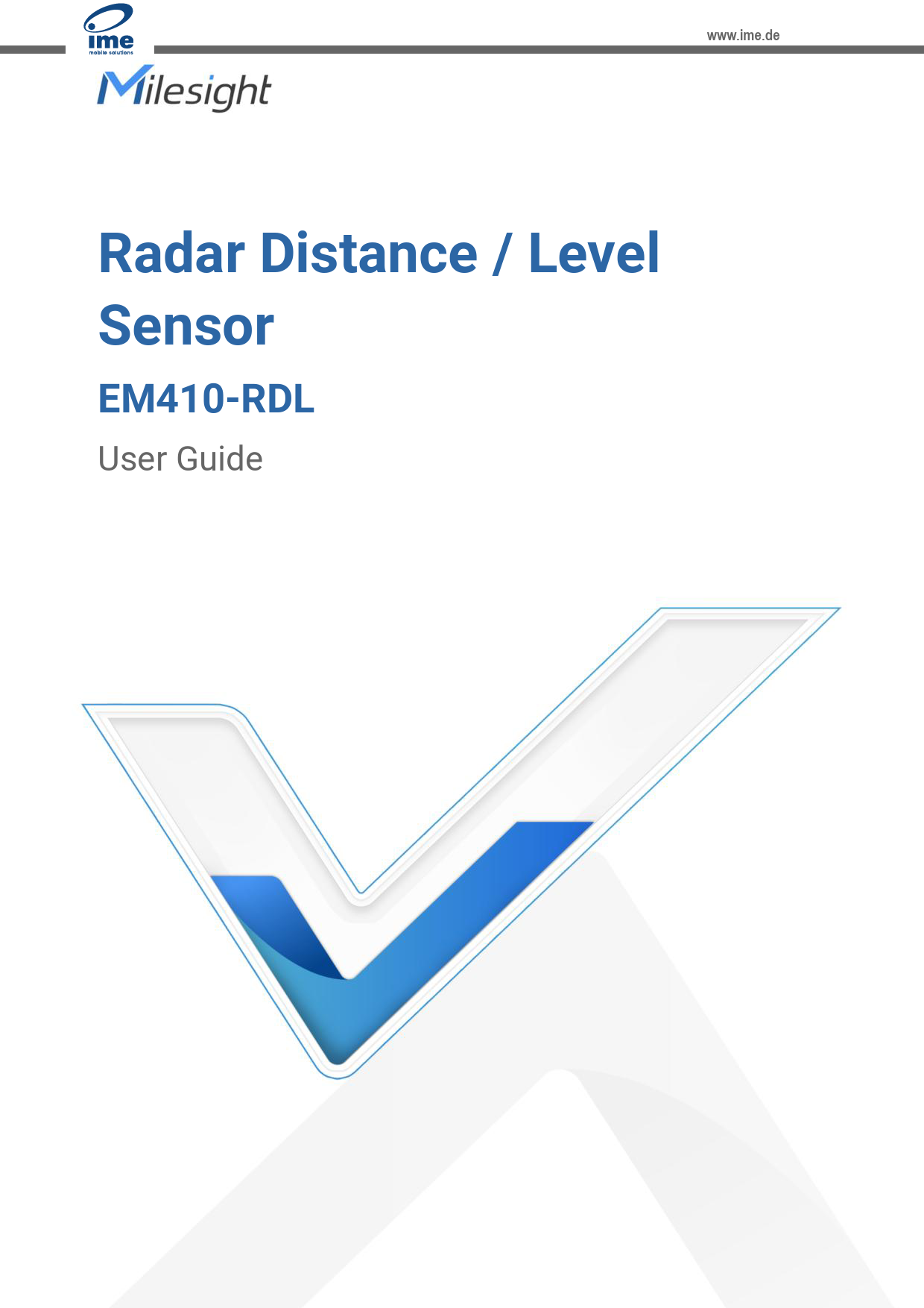 First page of Radar Distance / Level Sensor