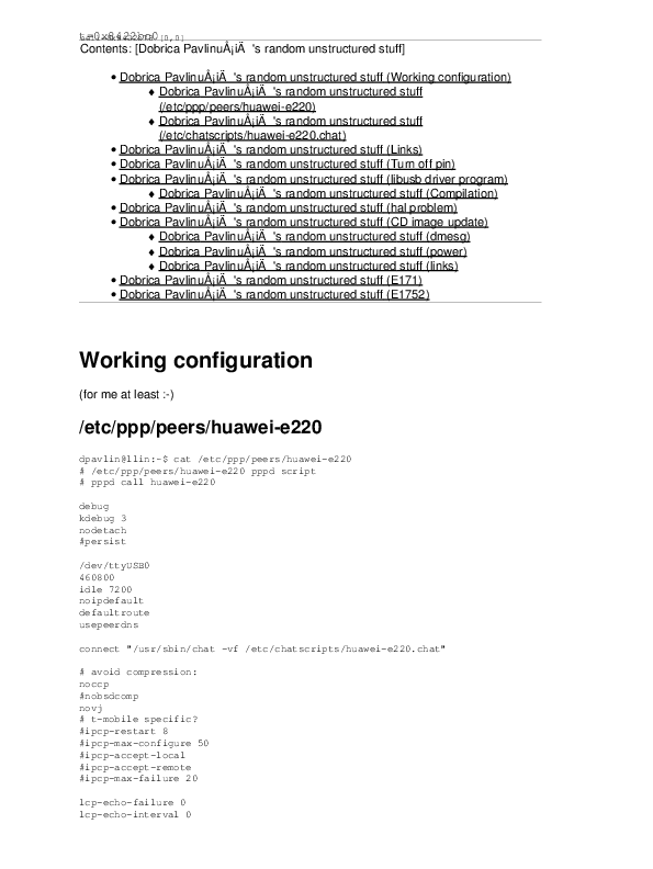 First page of Export to PDF
