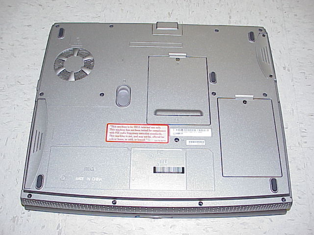Laptop PP07L Bottom view