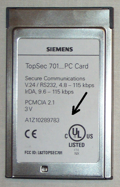 location of Label on EUT