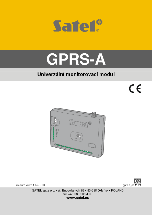 First page of gprs-a_cz.pdf