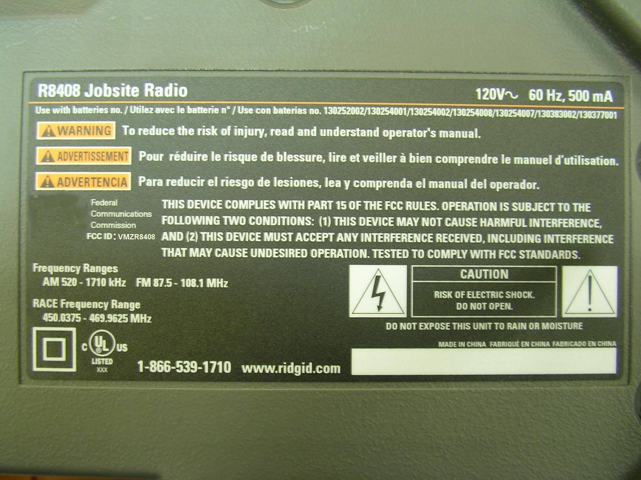 LABEL SAMPLE 1