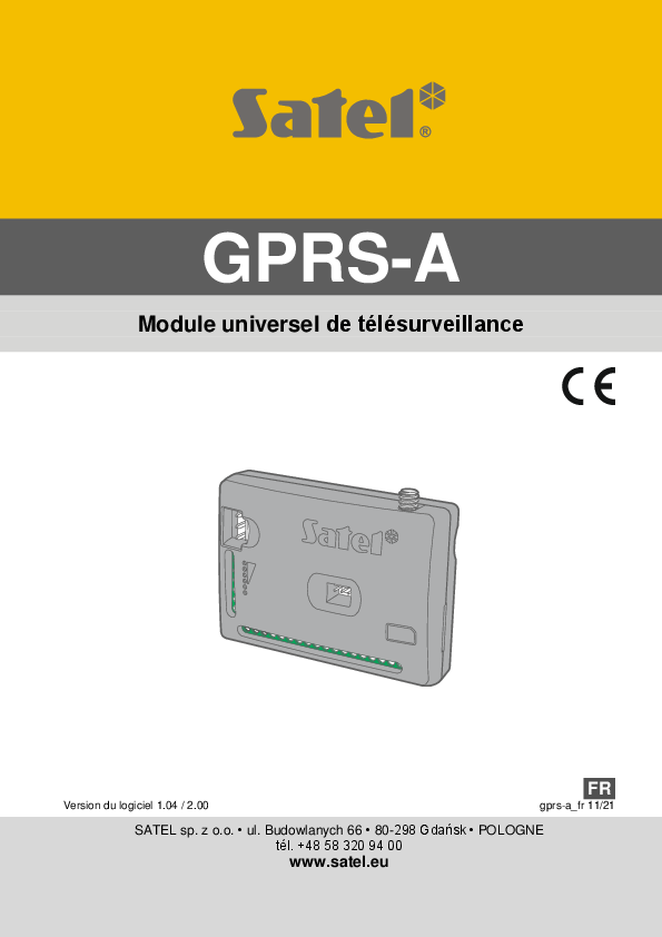 First page of gprs-a_fr.pdf