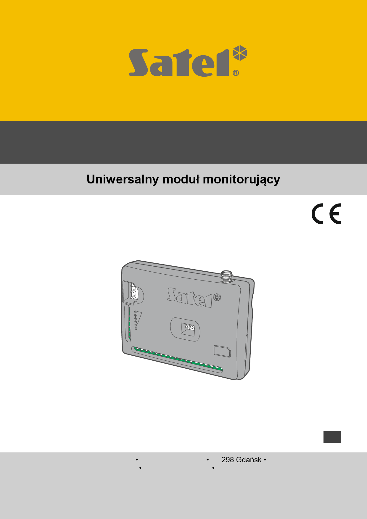 First page of pdf GPRS-A LTE - instrukcja obsługi