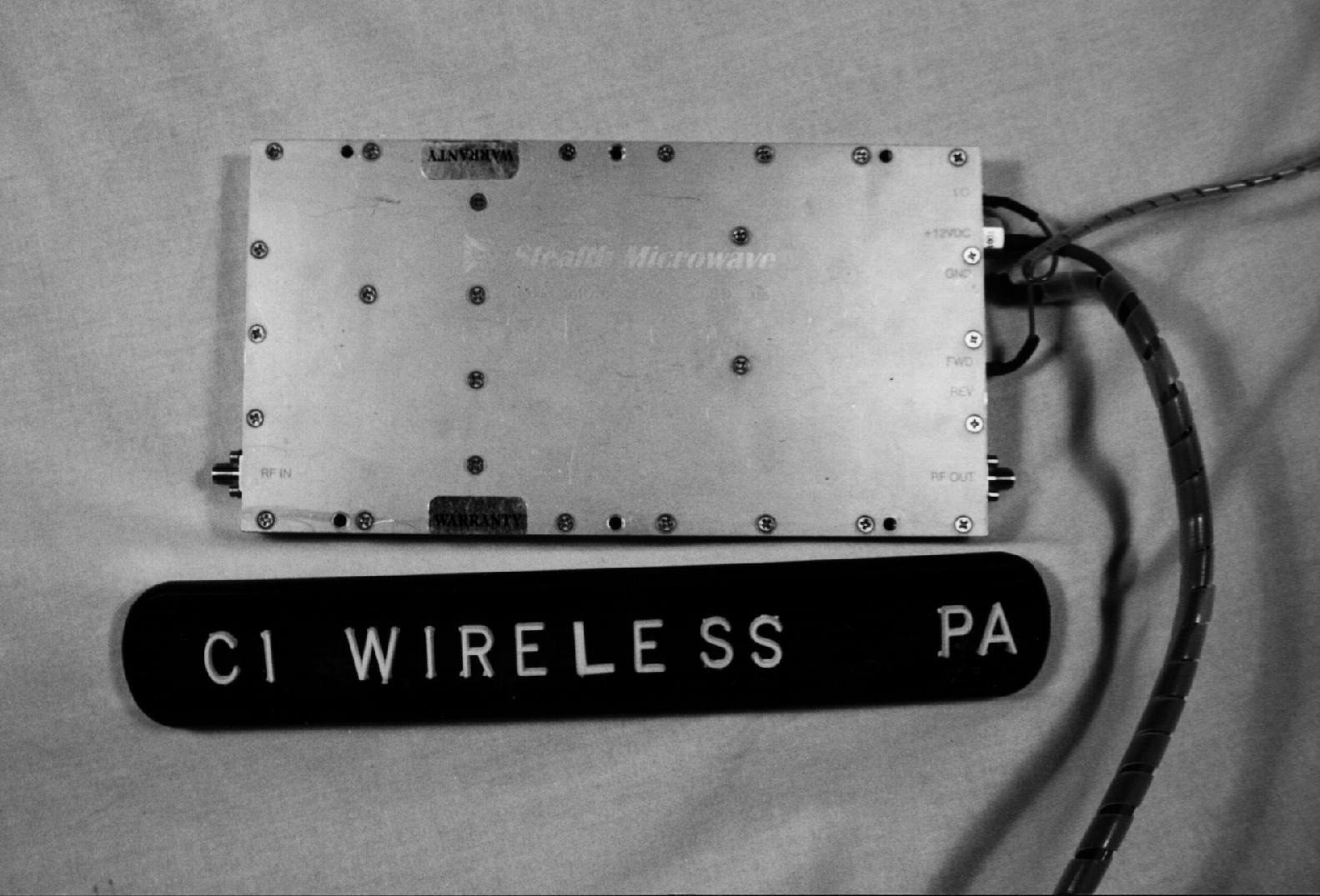 Remote Unit Power Amp Top View