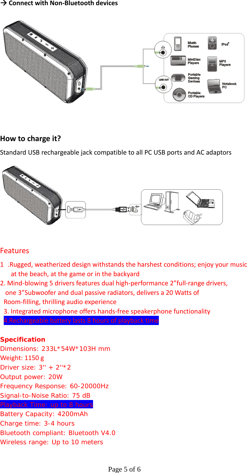 Voombox hot sale outdoor manual