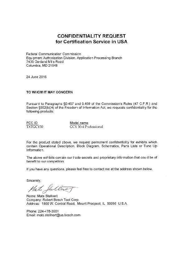 Gcy30 Como Module Cover Letter Permanent Conf Request Robert Bosch